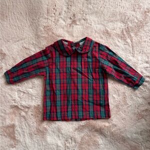 Bailey Boys Tartan Plaid Piped Shirt